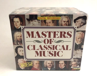 New Sealed Masters of Classical Music 10 CD Set Complete Laserlight Digital - Image 1 of 4