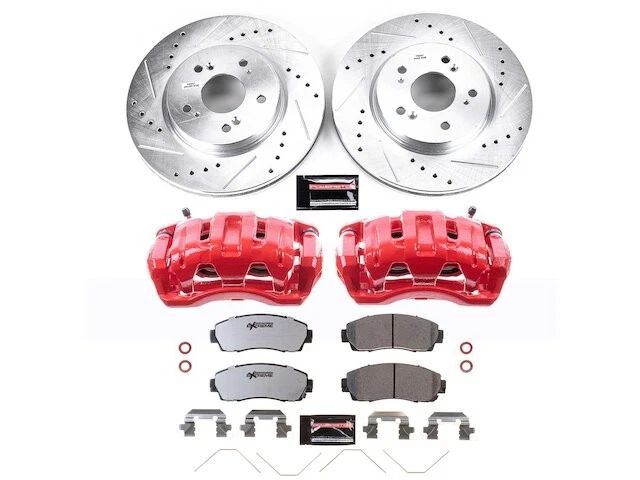 Kit de pastillas de freno delanteras y rotor para Honda Crosstour 2012-2015 2013 2014 YB367MK Foto 1 de 1