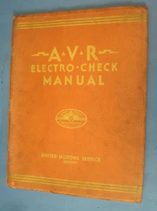 1935 United Motors Service A V R Electro Check Manual - Bild 1 von 8