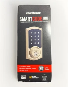KWIKSET 99160-041 SMART CODE 916 TOUCHSCREEN ELECT DEADBOLT - Picture 1 of 11