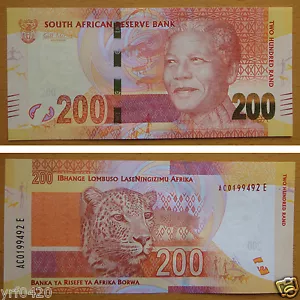 South Africa Banknote 200 Rand New Edition UNC - Picture 1 of 1
