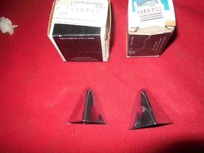 NOS 1969 - 1975 Chevrolet Corvette Convertible hardtop lower rear corner caps GM - Image 1 of 3