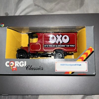Corgi 915 Thornycroft 1929 "OXO It's Meat & Drink To You" Foto 1 de 4