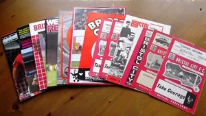 SELECTION OF 13 BRISTOL CITY (HOME) PROGRAMMES. - Picture 1 of 6