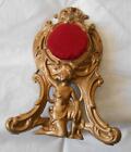 Antique ORNATE VICTORIAN LADY POCKET WATCH STAND HOLDER