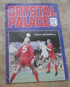1976-77 Crystal Palace v Portsmouth - Division Three - Picture 1 of 2