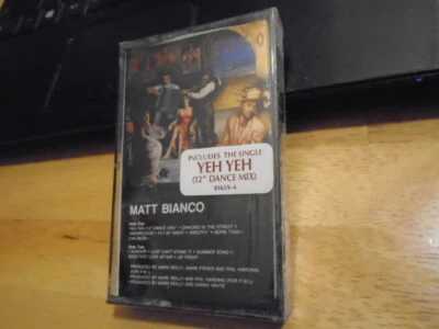 SEALED RARE OOP PROMO Matt Bianco CASSETTE TAPE 1986 blue rondo a la turk dance - Image 1 of 3