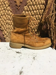 RARE VTG WOLVERINE SUEDE PIGSKIN BOOT MODEL 03334 SIZE 9C - Picture 1 of 7