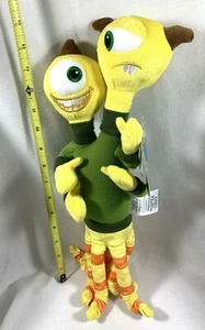 NEW PIXAR DISNEY STORE MONSTERS UNIVERSITY TERRY & TERRI 15" PLUSH - Picture 1 of 10