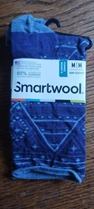 Smartwool socks women Medium M Med merino wool Mountain Purple crew Women's - Picture 1 of 2