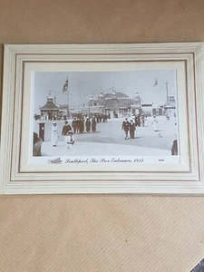 Southport | The Pier Entrance | Lancashire - Framed Postcard | Pic size 14cmx8cm - Picture 1 of 6