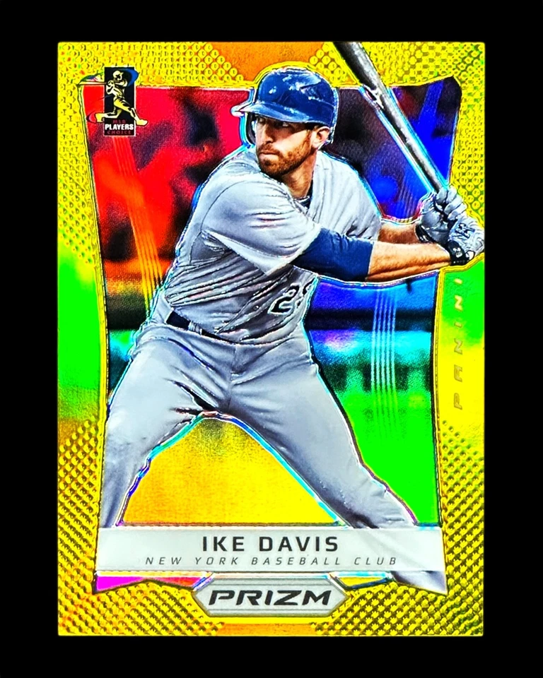 1ST YEAR - 2012 Panini PRIZM GOLD /10 - PRIZM GOLD #08/10 - Ike Davis #76 - Image 1 of 4