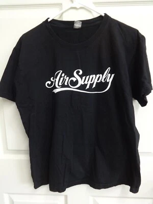 Camiseta Air Supply Band Tour Concierto Logo Clásico Hombres Mediana Auténtica Foto 1 de 4