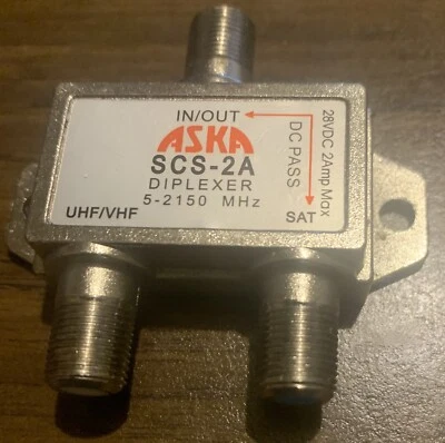 ASKA Heavy Duty Diplexer 28VDC 2 AMP MAX - Image 1 of 4