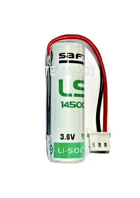 BATTERIA PILA LITIO SAFT LS14500 3,6V 2,6Ah COMPATIBILE CON ALLARMI TECNOALARM