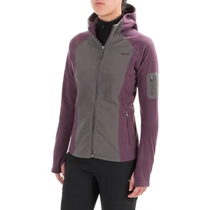 NWT Gramicci Women's Utility Microfleece Jacket, Asphalt Grey Purple Rein, Large - Picture 1 of 2