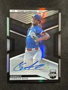 2023 Panini Elite Extra Edition Auto Primzahlen Charlee Soto 184/200 - Bild 1 von 2