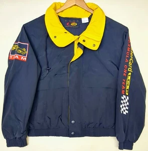 Vintage Formula One Racing Team Mastercard LOLA Hooded Nylon Jacket Size Large - Picture 1 of 12