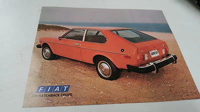 1978  FIAT  128 HATCHBACK COUPE  Original  Sales Leaflet Foto 1 de 2