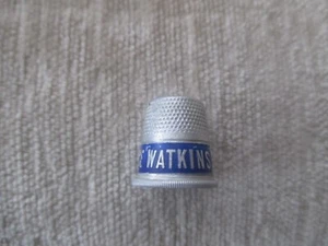 Vintage "I Use Watkin's Products" Advertising Metal Thimble - Picture 1 of 6