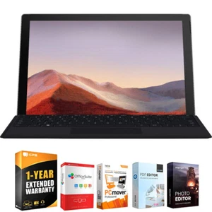Microsoft Surface Pro 7 12.3" Touch Intel i5-1035G4 8/128GB Platinum ,Type Cover - Picture 1 of 9