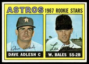 1967 Topps Dave Adlesh/Wes Bales novato Houston Astros #51 - Imagen 1 de 2