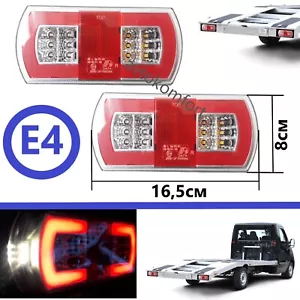 Lámpara indicadora de luces traseras LED de 12 V luz de freno remolque caravana furgoneta camión - Imagen 1 de 6