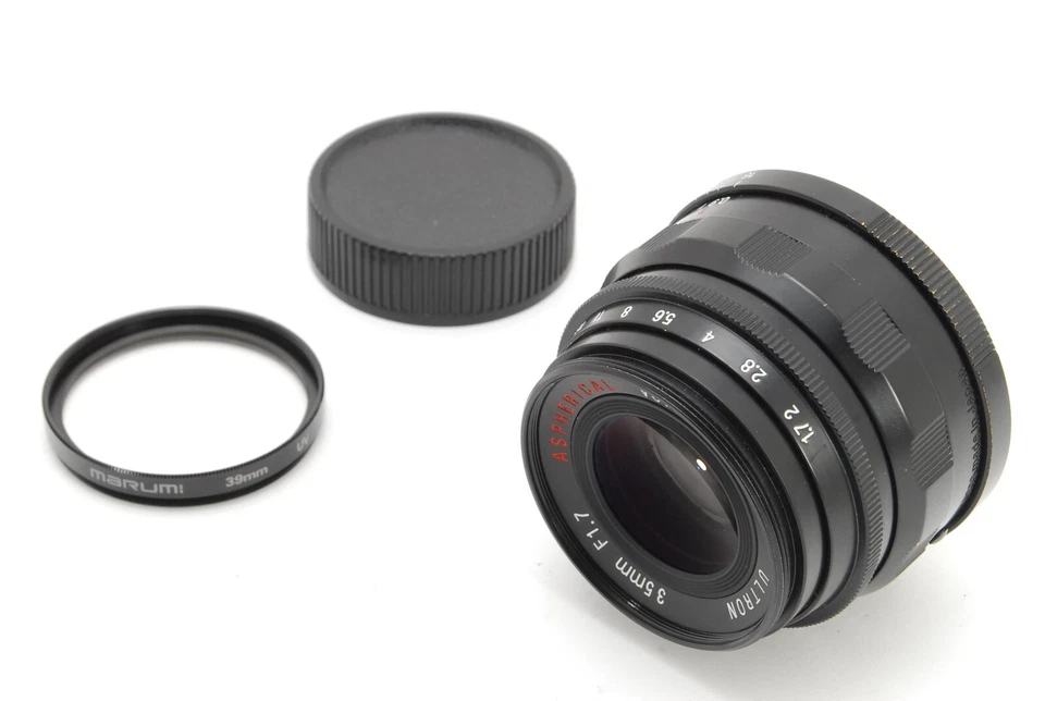 [EXC+5] Voigtlander ULTRON 35mm f/1.7 Aspherical Black L39 LTM From JAPAN - Image 1 of 4