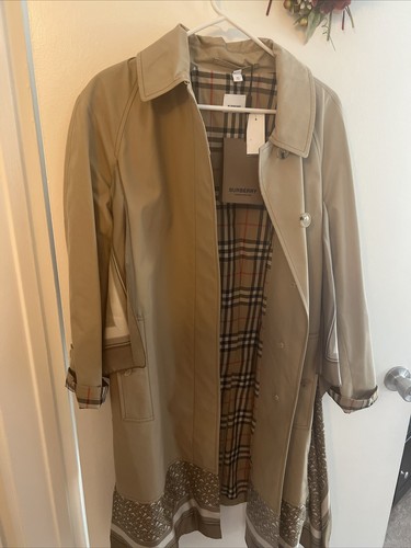 Giacca Donna BURBERRY London Trench Lungo Mauro Seno ENGLAND US 6