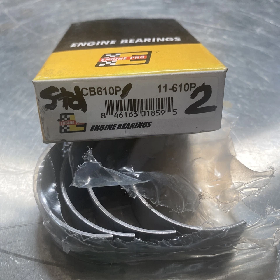 (2) Engine Pro CB-610P-10 Engine Connecting Rod Bearings Fits Buick & Pontiac V8 - Изображение 1 из 1