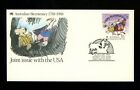 Historia poczty Australia #1052 FDC Dwusetna rocznica 1988 Sydney Joint US #2370
