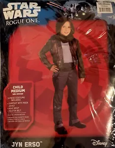 Disney Star Wars Rogue One Jyn Erso 3 Piece Set Costume Child Medium (8-10) NEW - Picture 1 of 4