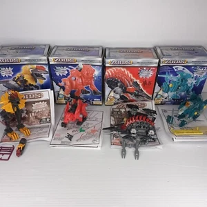 4 x Zoids #050 #051 #062 #063 Motorized Action Figures 1:72 Vintage With Boxes - Picture 1 of 24