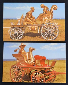 Barnum Bailey Circus Wagons Circus Museum Baraboo Wisconsin WI Postal PC 1972 - Imagen 1 de 1