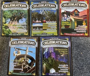 CELEBRATIONS MAGAZINES (lot of  5 issues 2011) Walt Disney World - Picture 1 of 1