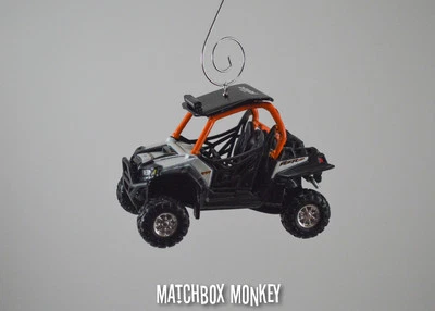 Polaris RZR 900 ATV 4x4 Custom Christmas Ornament 1/32 Gator Honda Suzuki Rhino - Image 1 of 4