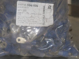 Hillsdale Electrical Butt Splice Terminal PN 50615N 6 N/I 10 Ring (Pack of 250) - Picture 1 of 2