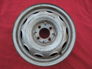 RUEDA DE ACERO BORANNI 15X4.5 ORIGINAL USADA ALFA ROMEO 750 GIULIETTA fecha 4/1958 - Imagen 1 de 20
