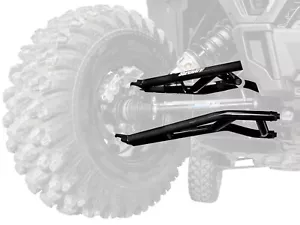SuperATV High Clearance Forward Offset A Arms for Polaris RZR XP Turbo - BLACK - Picture 1 of 10