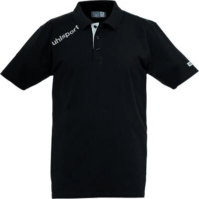 Uhlsport Hombres Camisetas de Práctica Polo Esencial, Negro, XXS Foto 1 de 3