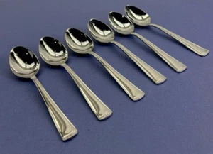 Gorham 18/10 Glossy Stainless Steel Flatware6 Teaspoons China GS165 Replacement - Picture 1 of 17