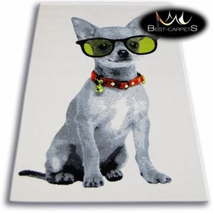 ORIGINAL ANIMAL THEME CARPETS 'FLASH' CHIHUAHUA 2 Print Area CHEAP Rugs Carpet - Picture 1 of 1