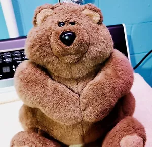 1985 Dakin ALLEY PALS Momentum BEAR Fat Plush Fun Farm Vintage Stuffed Cute - Picture 1 of 10