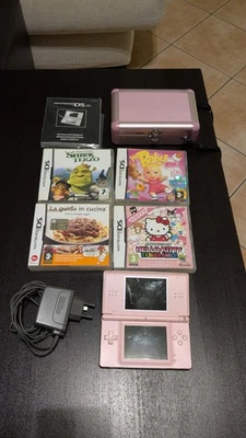 Nintendo DS  - Rosa con Giochi E Custodia  - Immagine 1 di 3