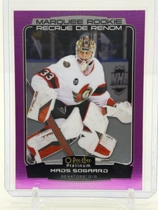 2022-23 OPC O-Pee-Chee Platinum Marquee Rookies Matte Pink #228 Mads Sogaard - Picture 1 of 2