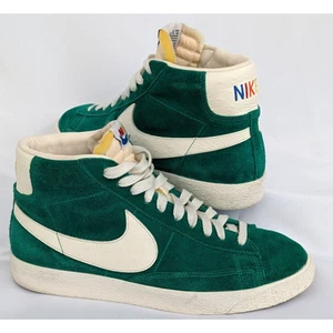 2015 Nike Blazer Mid Suede Premium VNTG QS Multi Colored Logo 638322 300 Size 11 - Picture 1 of 15