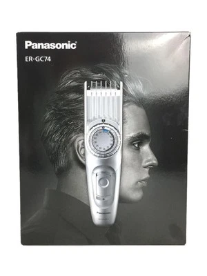 Panasonic Men's gray silver hair cutter Clipper Rechargeable AC ER-GC74-S NEW - Image 1 of 4