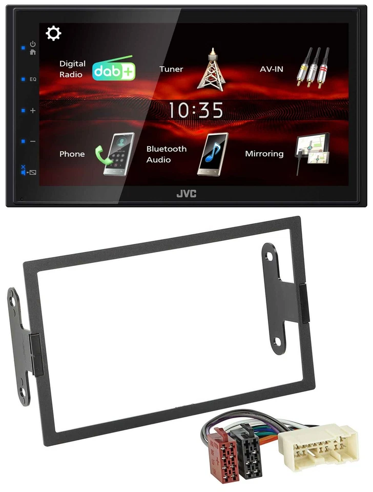 JVC USB Bluetooth MP3 DAB 2DIN Autoradio für Nissan Xterra 2000-2004 - Bild 1 von 4