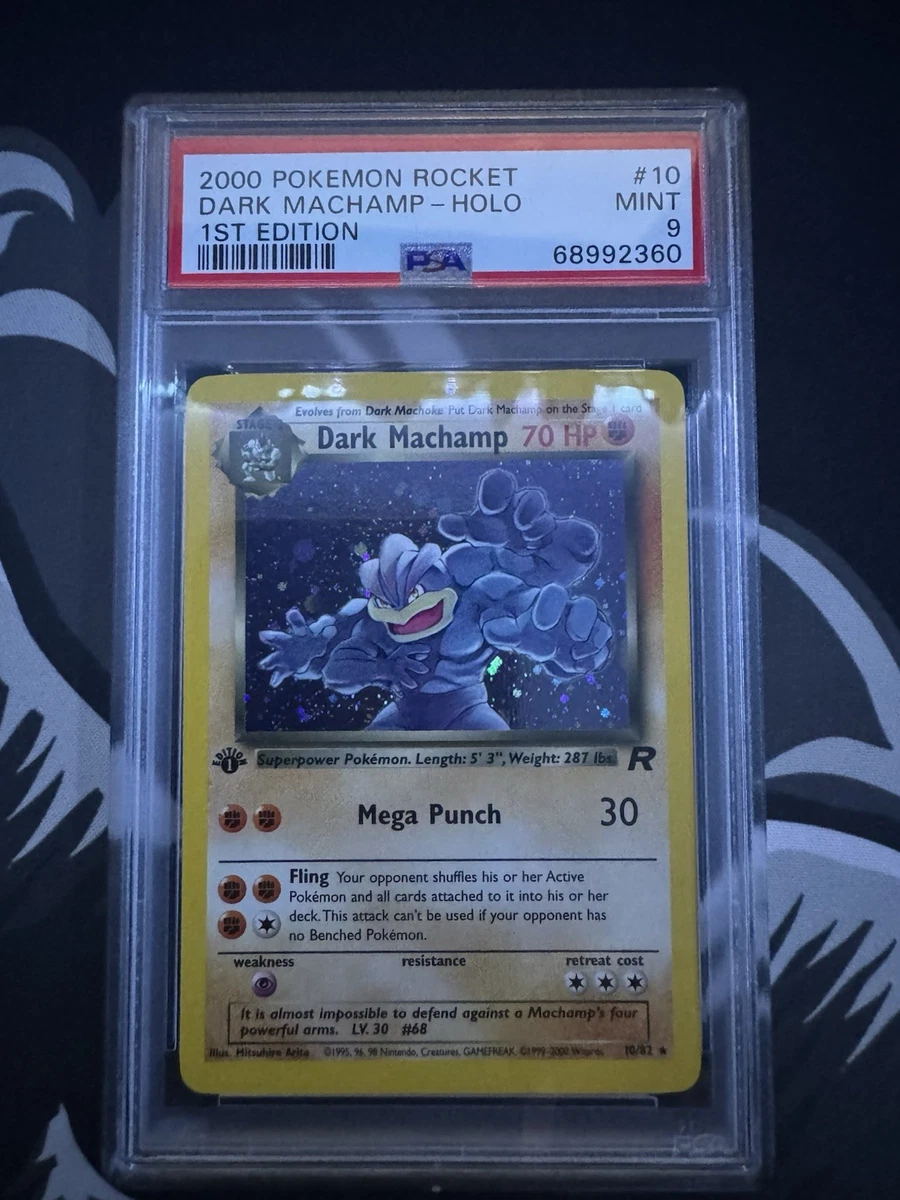 Darkness Machamp Pokémon TCG Professional Sports Authenticator