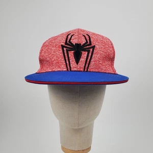 Spider Man Youth Snapback Hat Cap Adjustable Red/Blue Embroidered - Picture 1 of 10